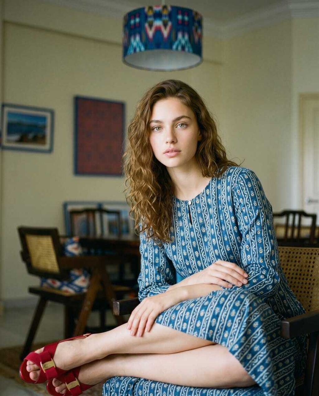 A-line Anouk Blue 5