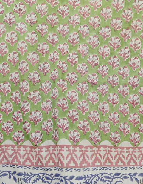 Sarong Green Pink Floral 3