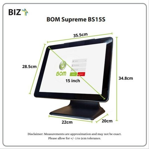 BOM Supreme Model BS15S Complete Set