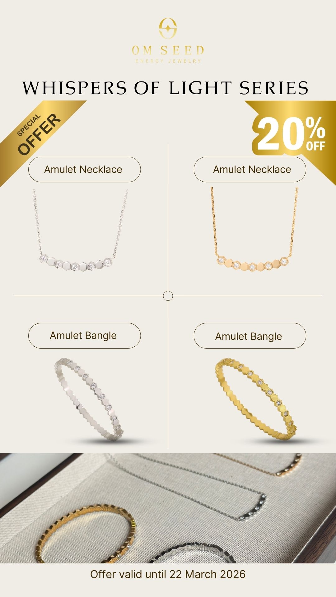 Whispers of Light | A gentle reminder to always grow toward the light. | OM SEED 能量旗舰店