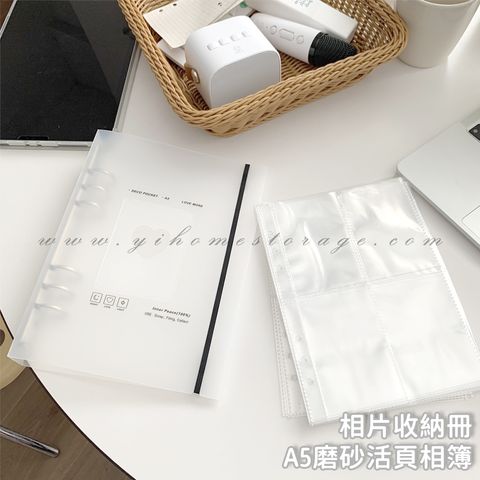 A5磨砂活頁相簿 拍立得 相本 (1)