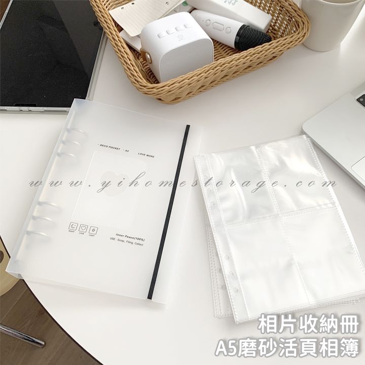A5磨砂活頁相簿 拍立得 相本 (1)