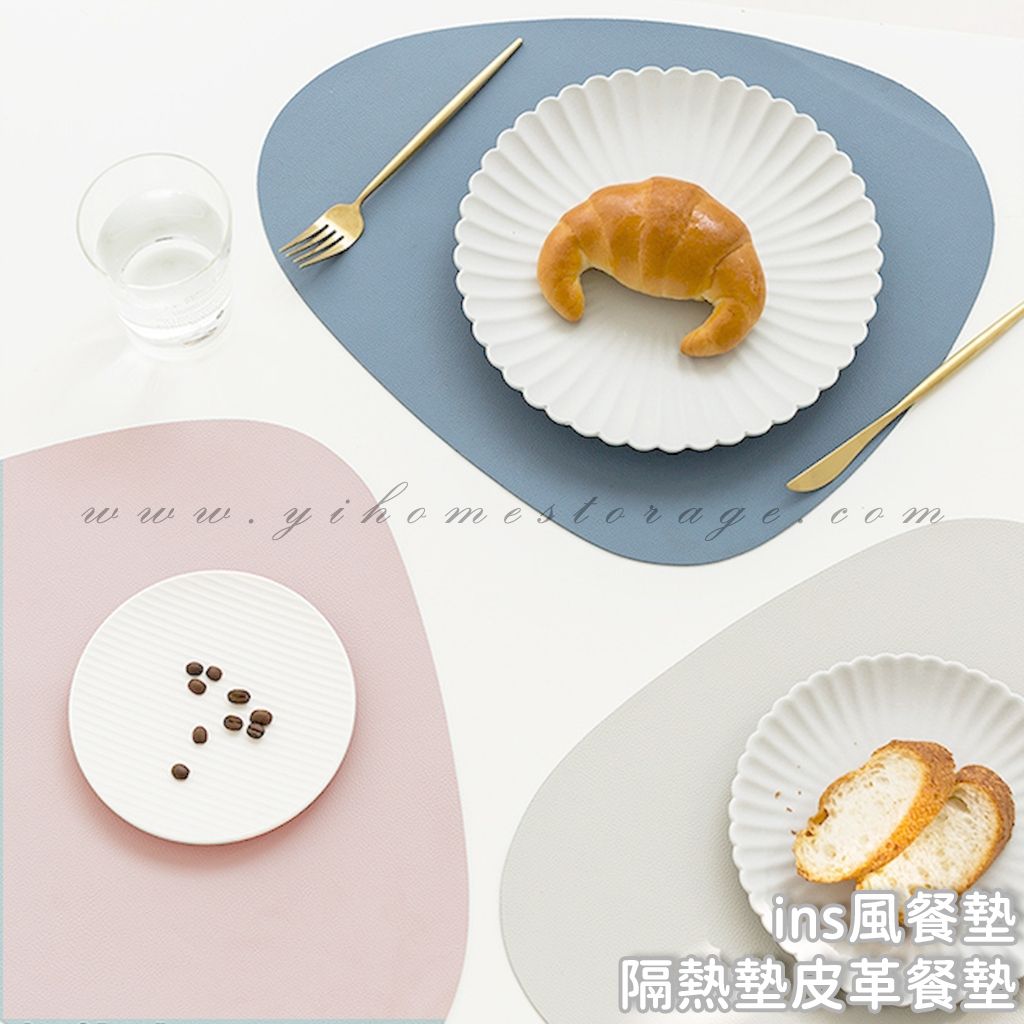 餐墊隔熱墊皮革餐墊 (1)