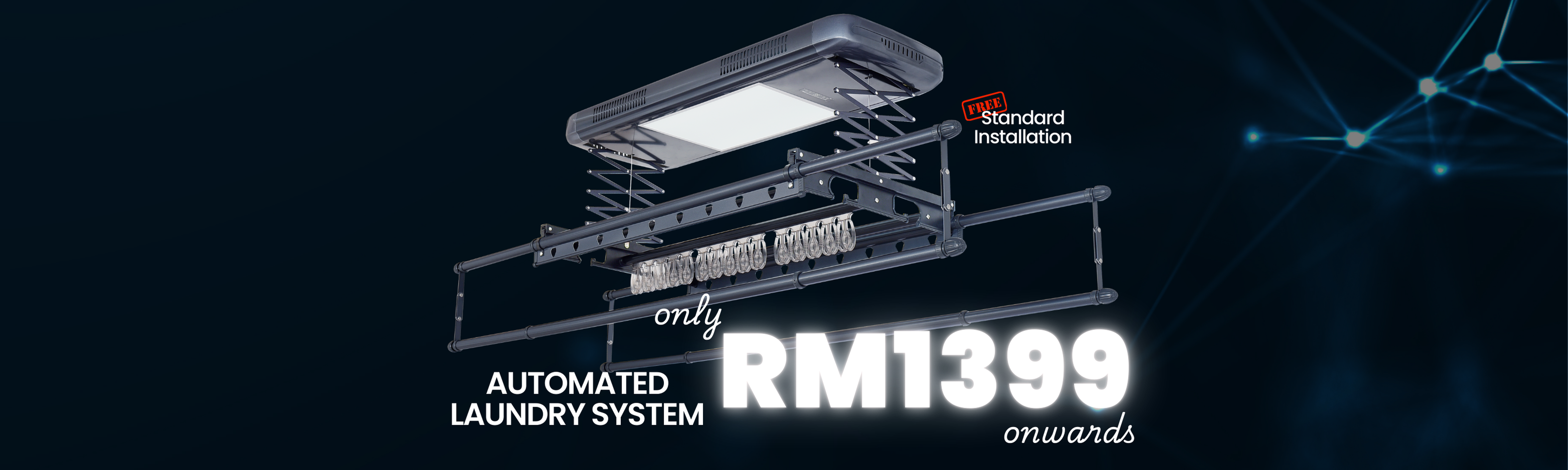 Now You Can Get an Automated Laundry System for Only RM1399!