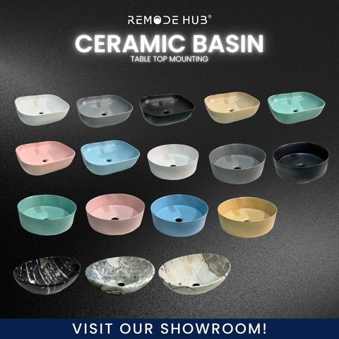 CERAMIC BASIN COVER