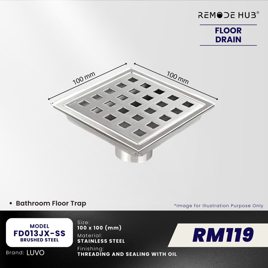 FD013JX-SS-BRUSHED STEEL