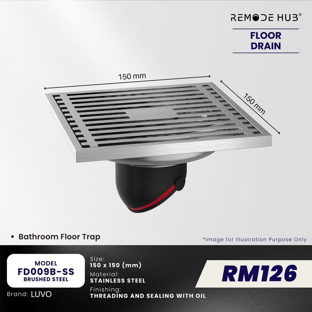 FD009B-SS-BRUSHED STEEL