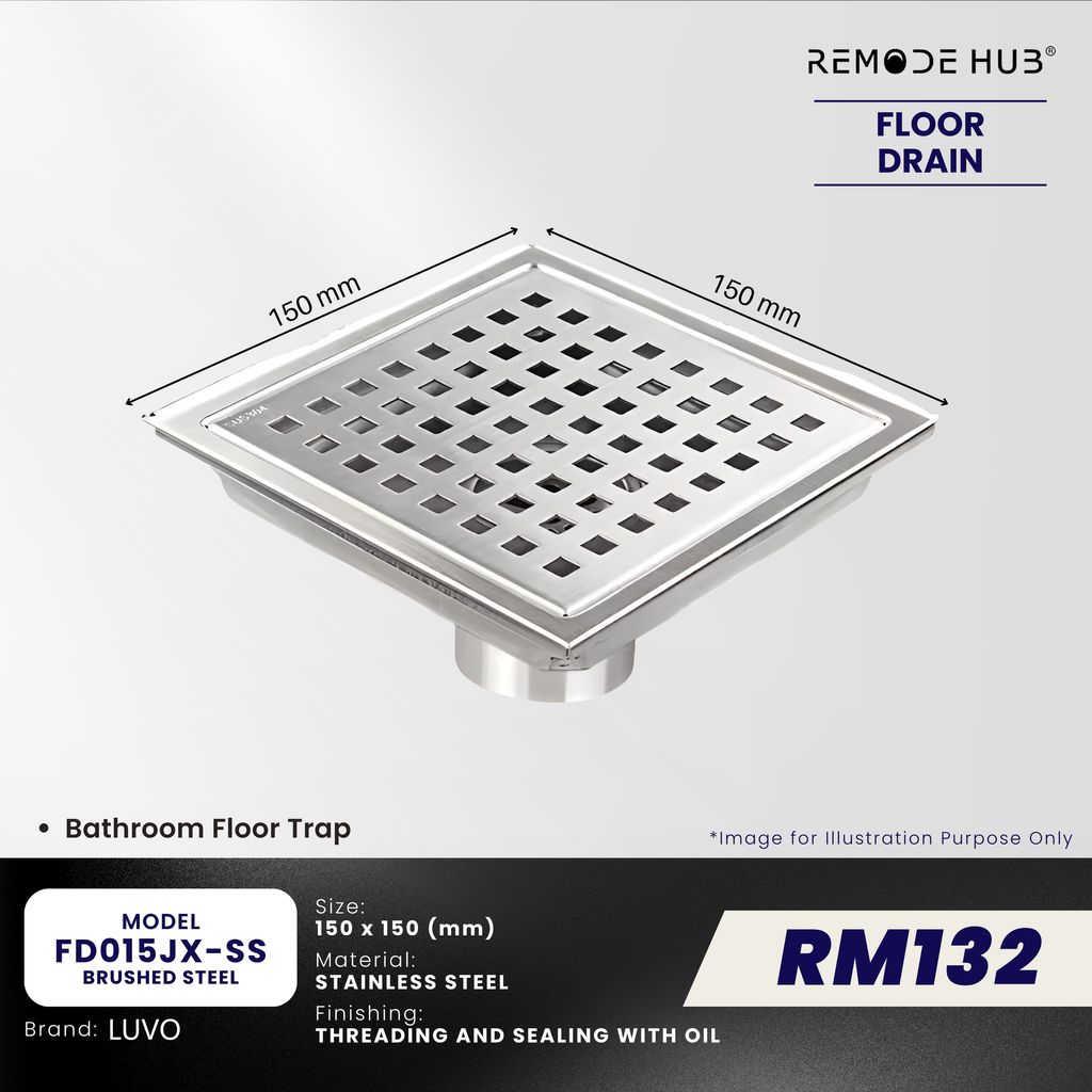 FD015JX-SS-BRUSHED STEEL