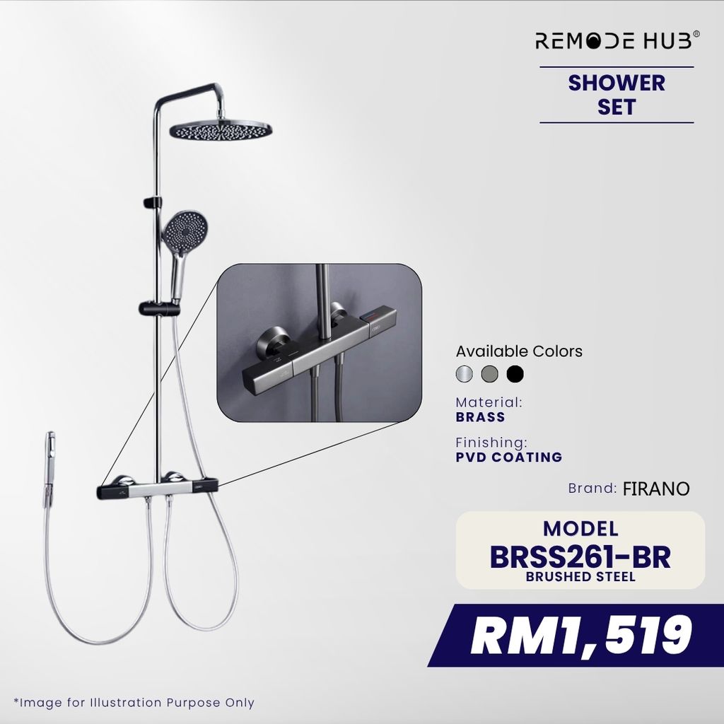 BRSS261-BR-BRUSHED STEEL