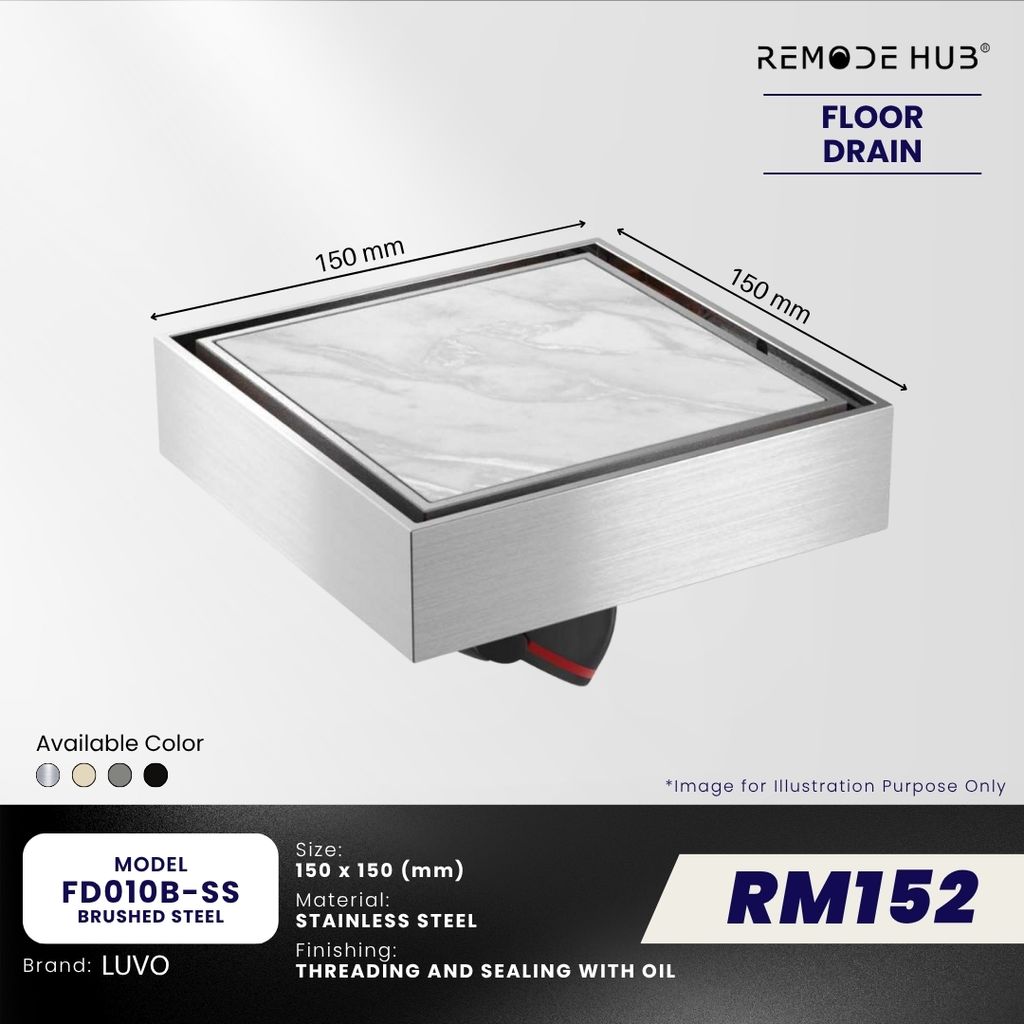 FD010B-SS-BRUSHED STEEL