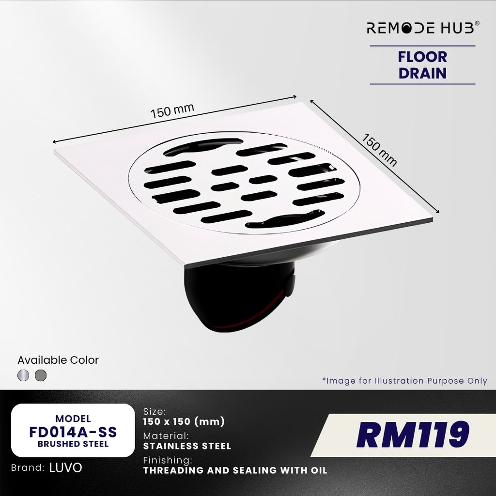 FD014A-SS-BRUSHED STEEL