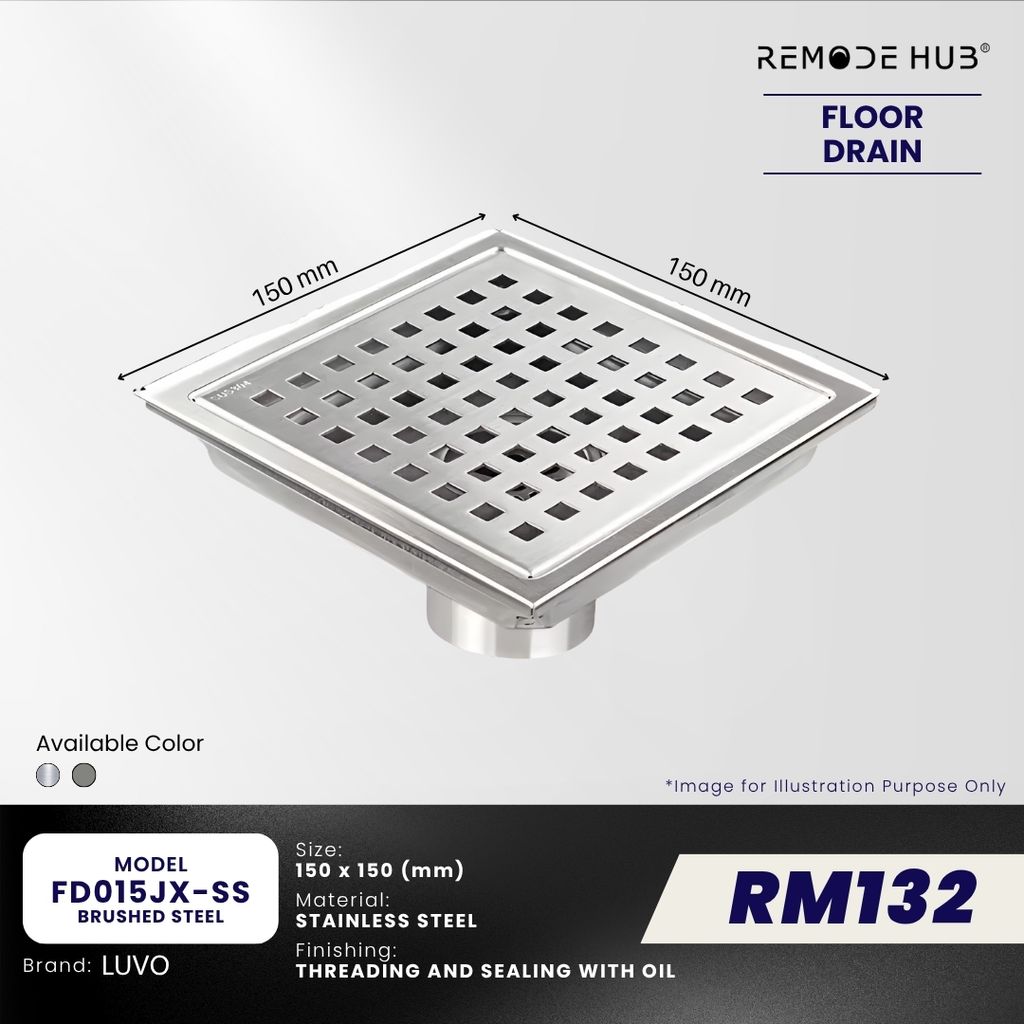 FD015JX-SS-BRUSHED STEEL