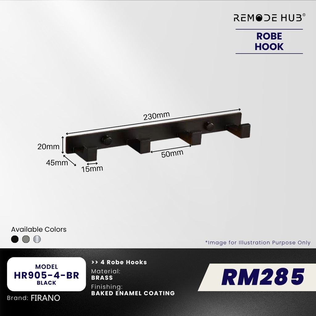 HR905-4-BR-BLACK