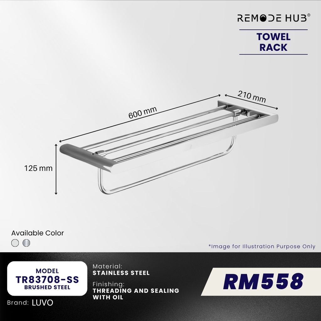 TR83708-SS-BRUSHED STEEL