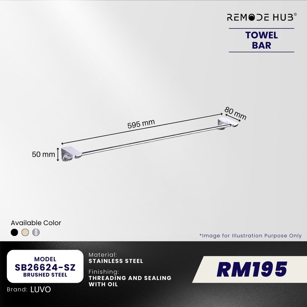 SB26624-SZ-BRUSHED STEEL