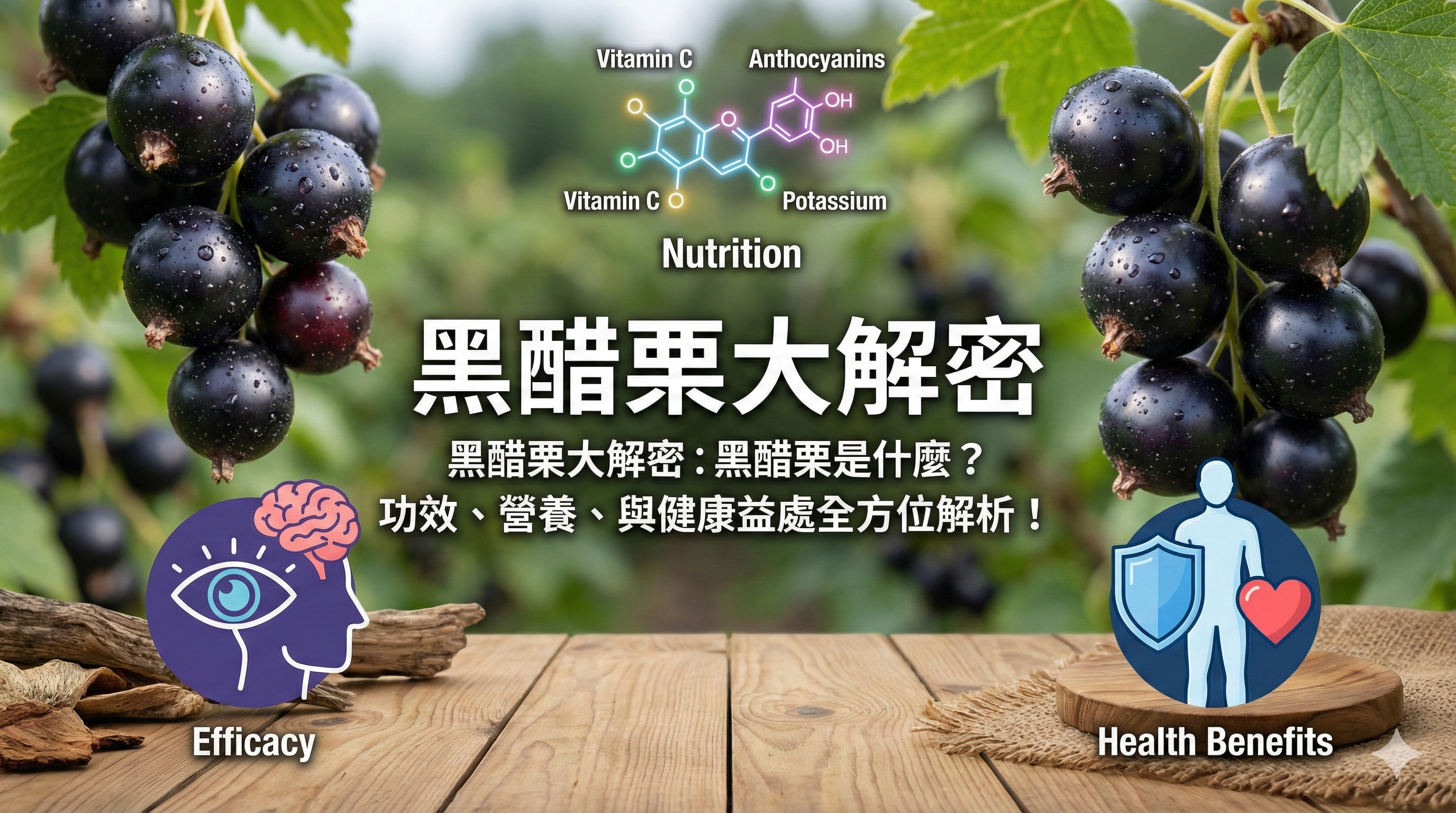 黑醋栗大解密：黑醋栗是什麽？功效、營養、與健康益處全方位解析！