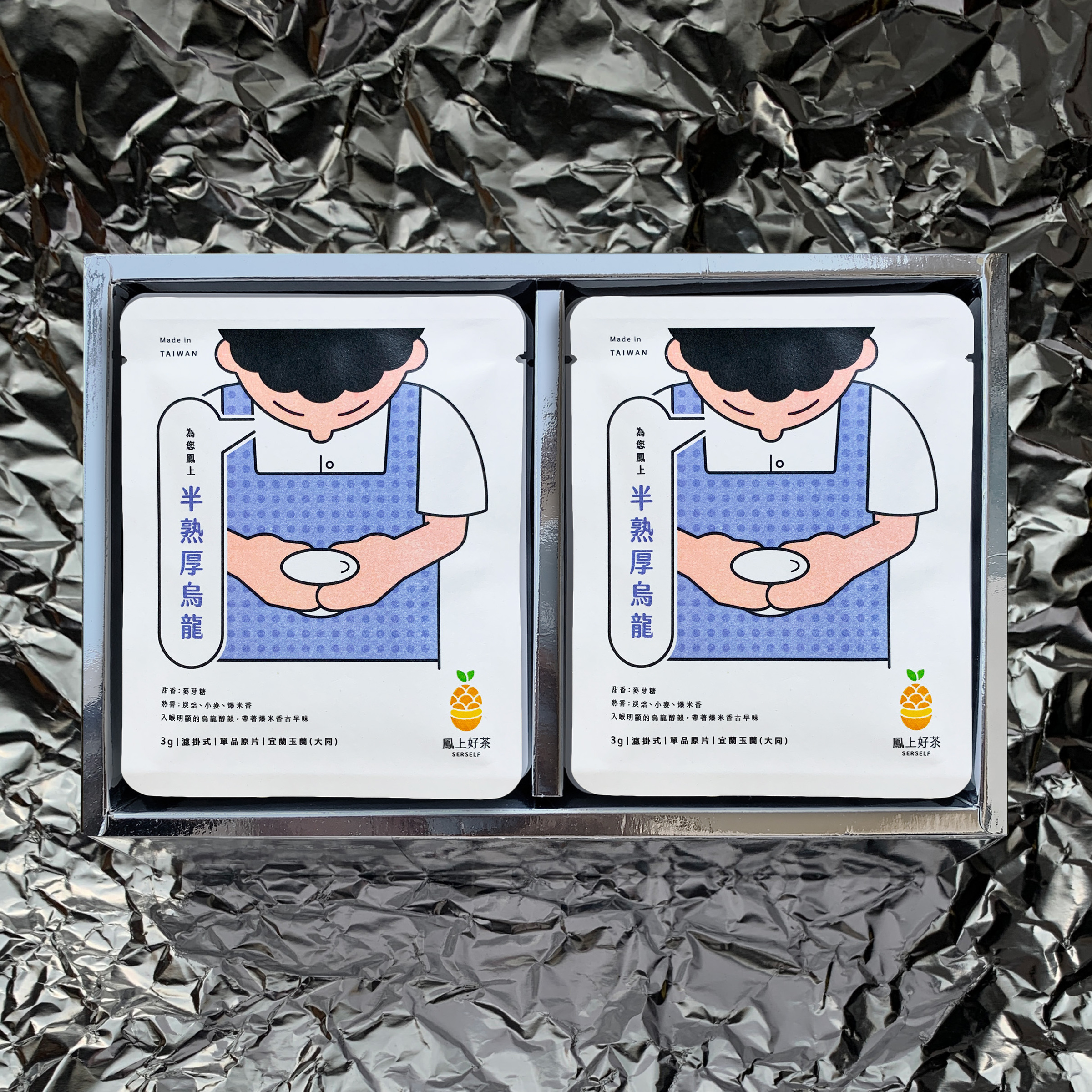 銀箔禮盒_半熟厚烏龍