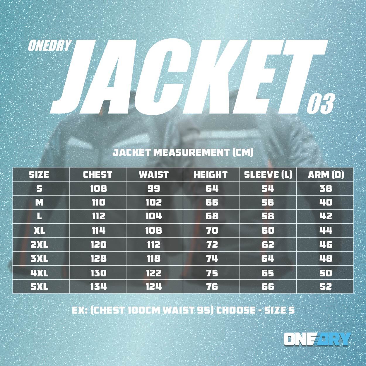 JACKET 03 SIZE CM-06