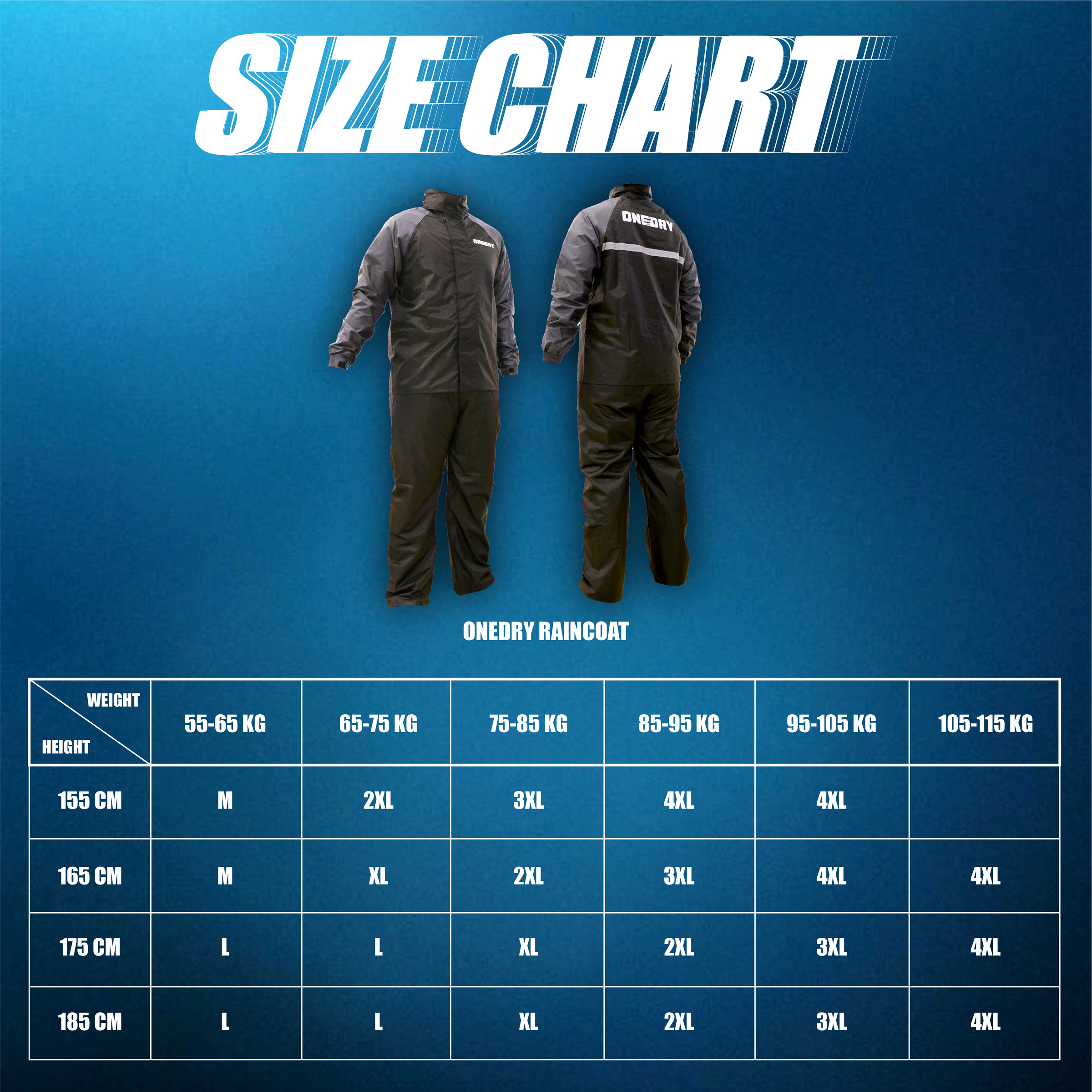 RAINCOAT SIZE CHART-01