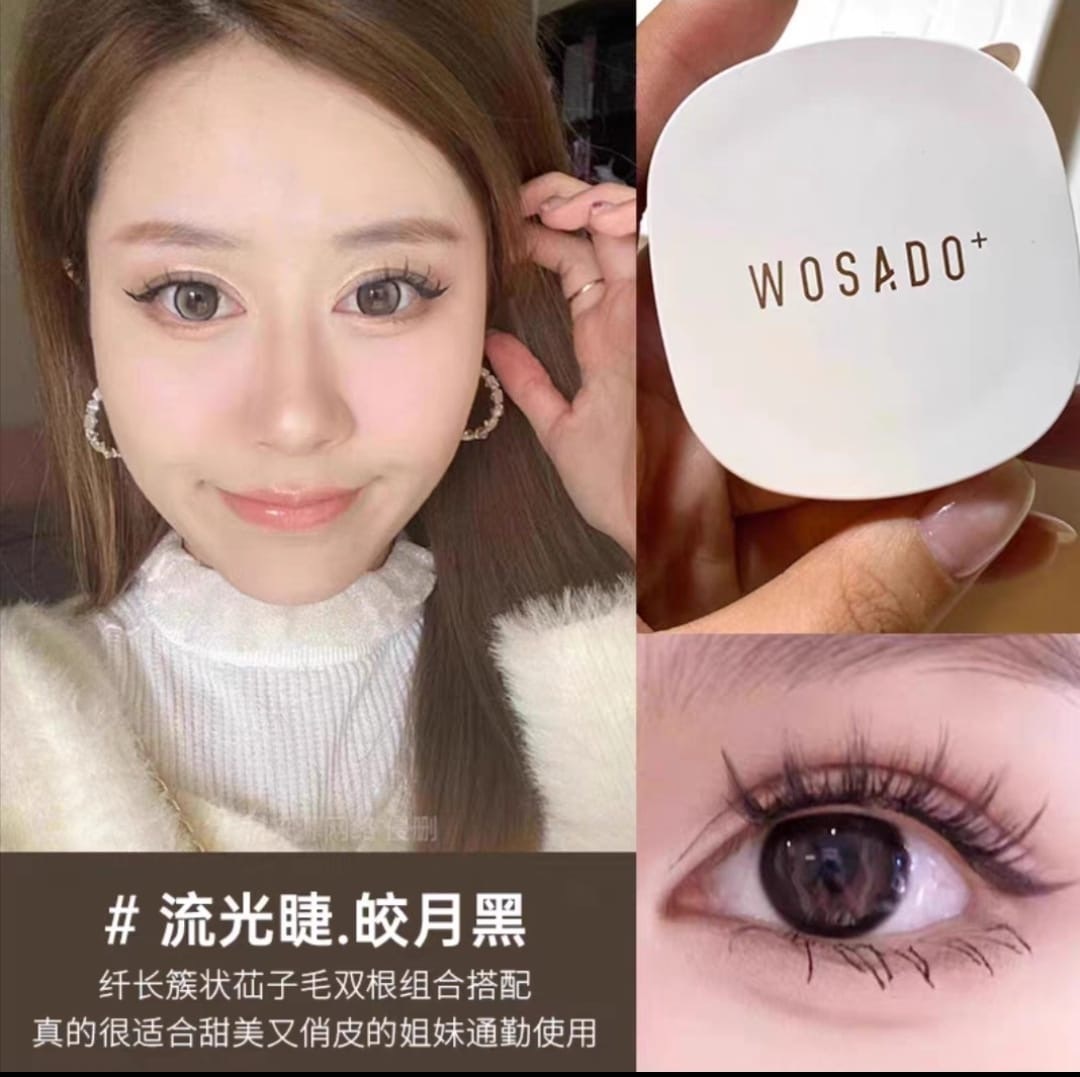 Luna Black WOSADO Soft Magnetic Eyelashes 皎月黑 wosado.co