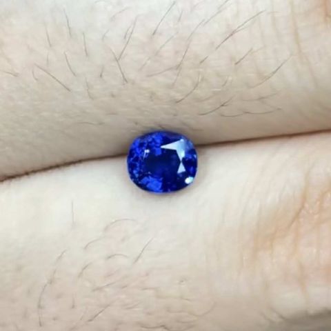 1.09克拉 天然斯里蘭卡皇家藍藍寶石 GUILD+GRC