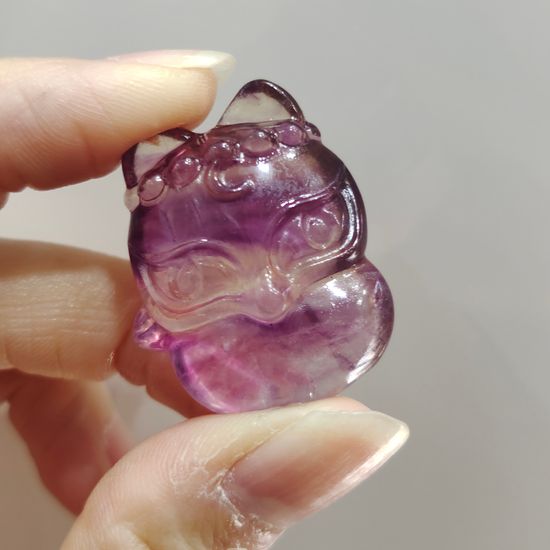 狐仙水晶雕刻 | Mu_mu_crystal