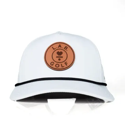 Curved_5-Panel_Rope_Hat_Leather_Patch_-_White_Front