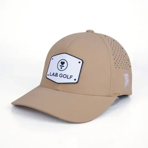 Curved_Performance_Hat_Stacked_Logo_-_Desert_Side
