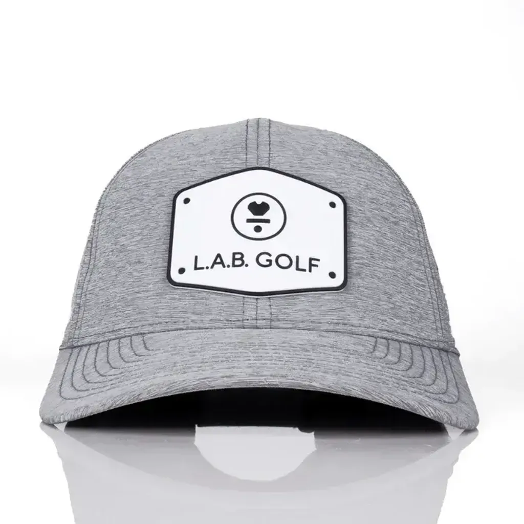 Curved_Performance_Hat_Stacked_Logo_-_Heather_Gray_Front