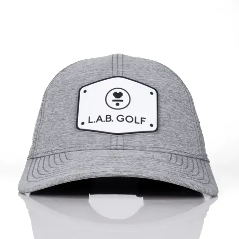 Curved_Performance_Hat_Stacked_Logo_-_Heather_Gray_Front