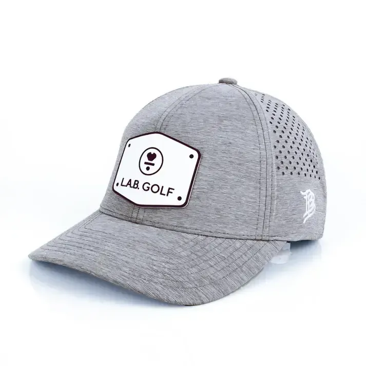Curved_Performance_Hat_Stacked_Logo_-_Heather_Gray_Side