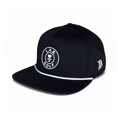 Flat_Brim_5-Panel_Rope_Hat_-_Black_Side3