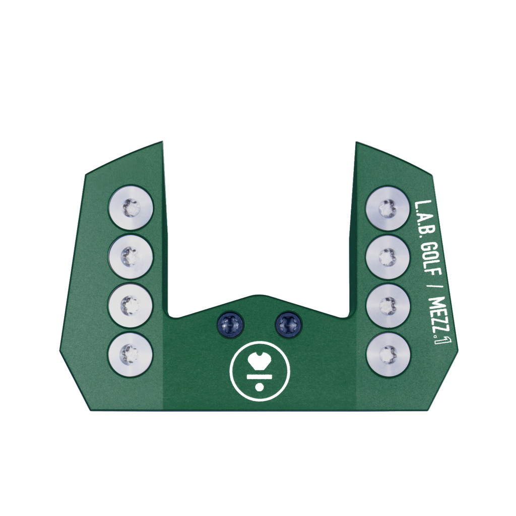 Mezz White Green Heart 04