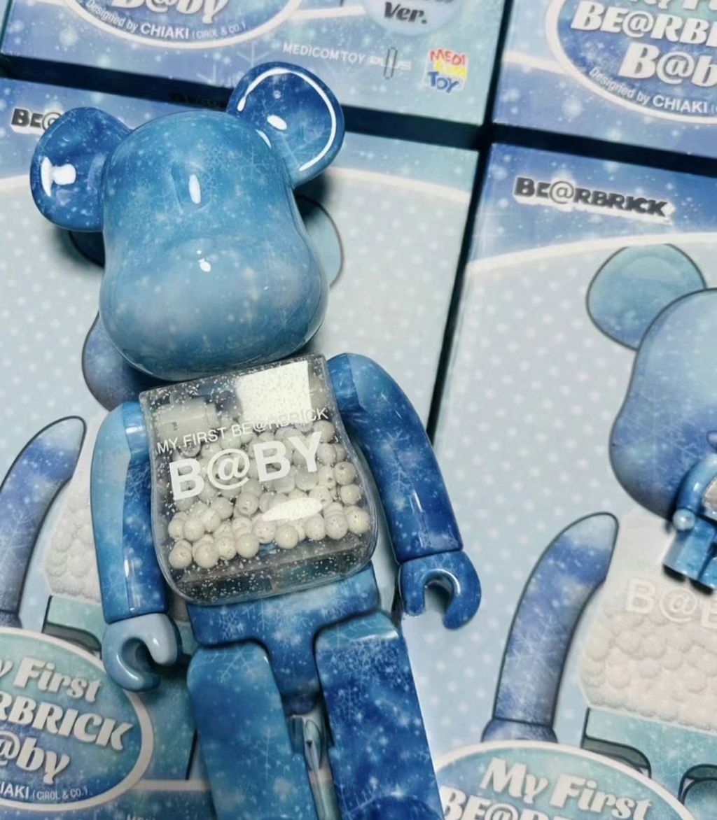 MY FIRST BE@RBRICK Ver. 100% & 400% Figure Orange New