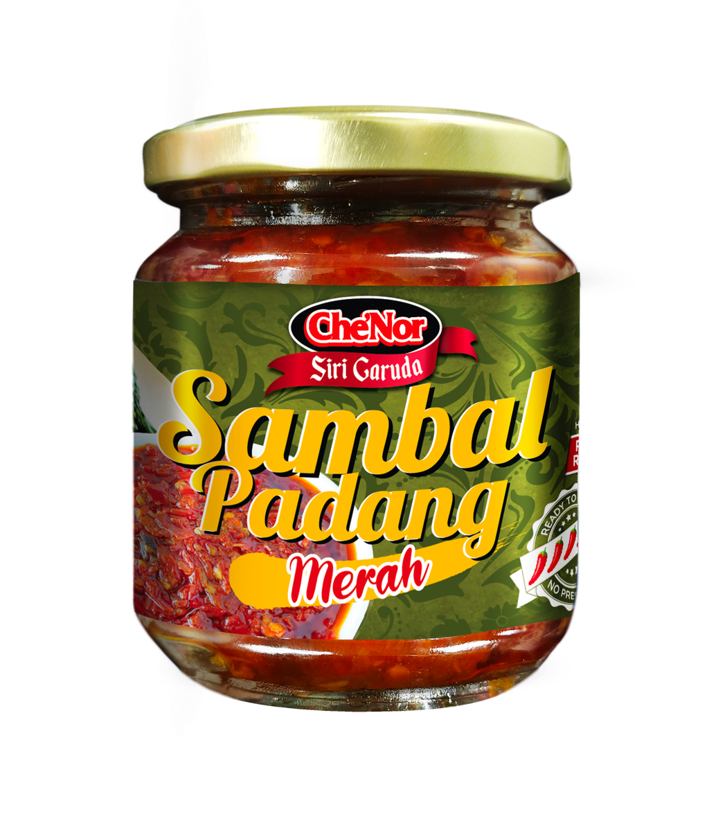 Sambal bottle wrap - Sambal Padang Merah