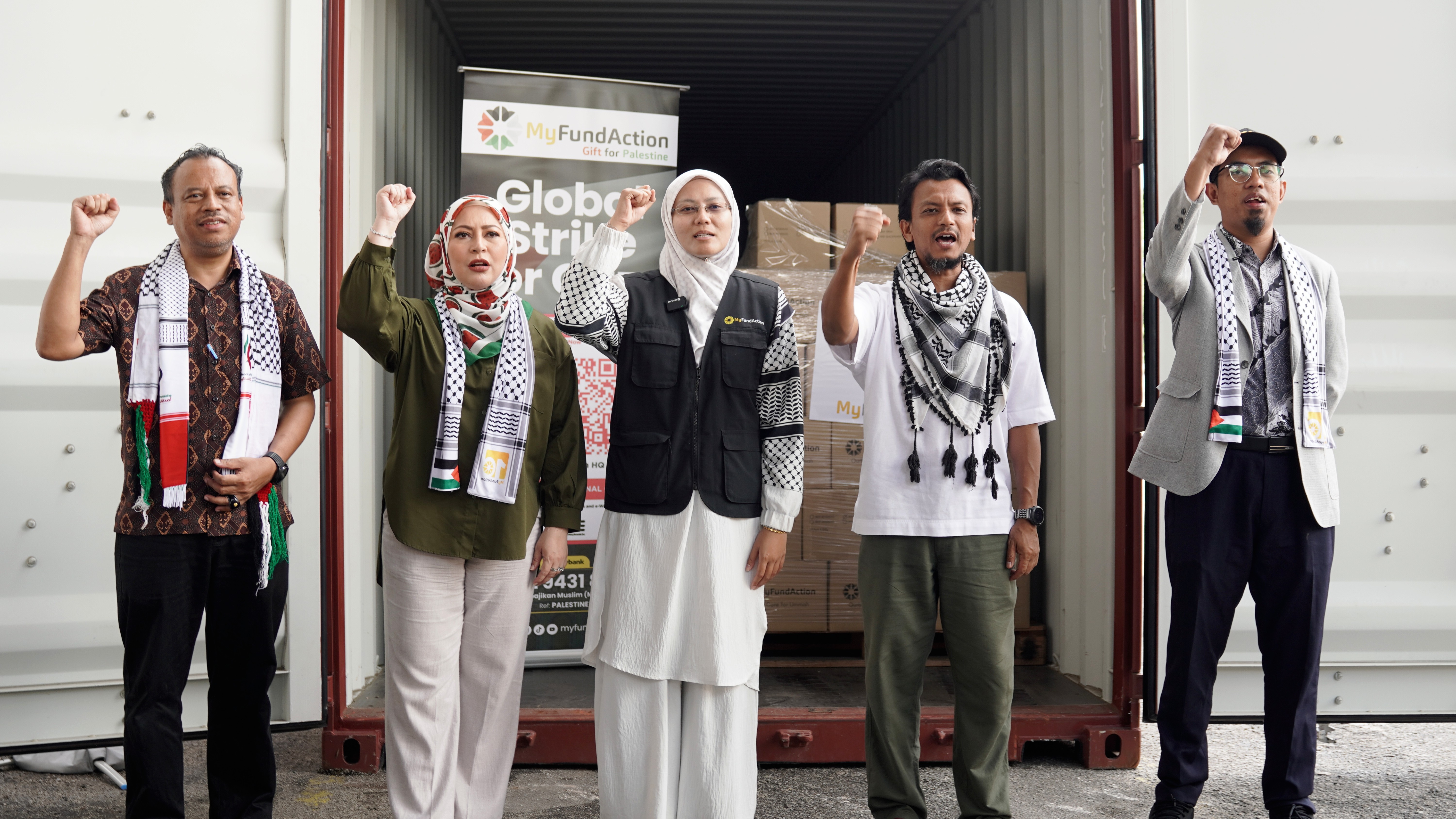 Faizal Tahir and MyFundAction Rally Forces, Deliver 12 Tons of Lifeline Aid to Gaza