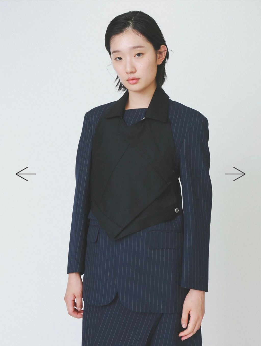 soduk cross over denim vest