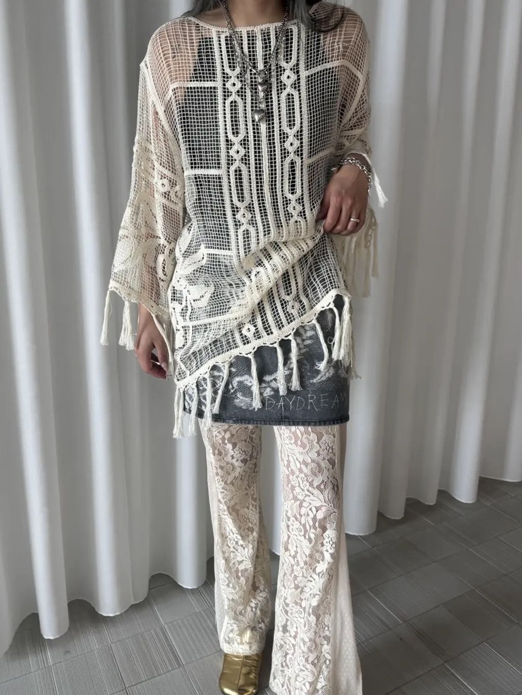 パンツ Ameri MEDI LINGERIE LIKE LACE PANTS MEDI LINGERIE LIKE LACE PANTS