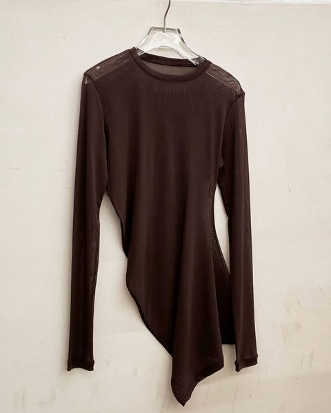 TODAYFUL / Asymmetry Mesh Tops – OwO