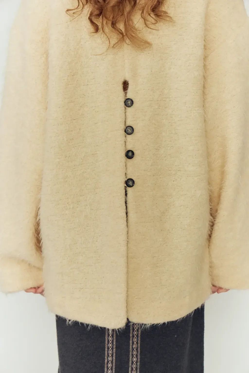 Èaphi / COCOON SHAGGY JACKET – OwO