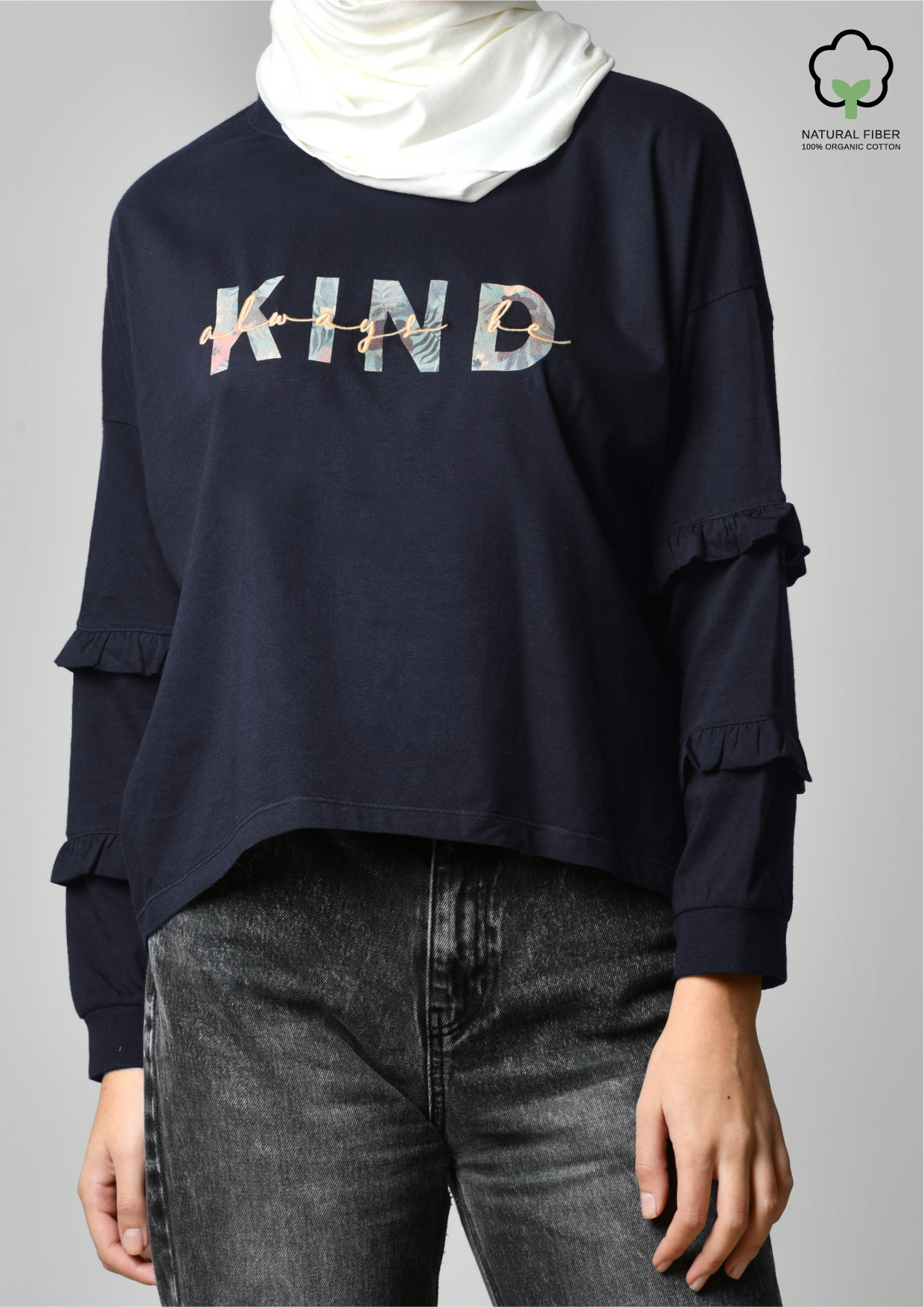 T4SPOCTS12_Always Be Kind-Peony-Navy-Front