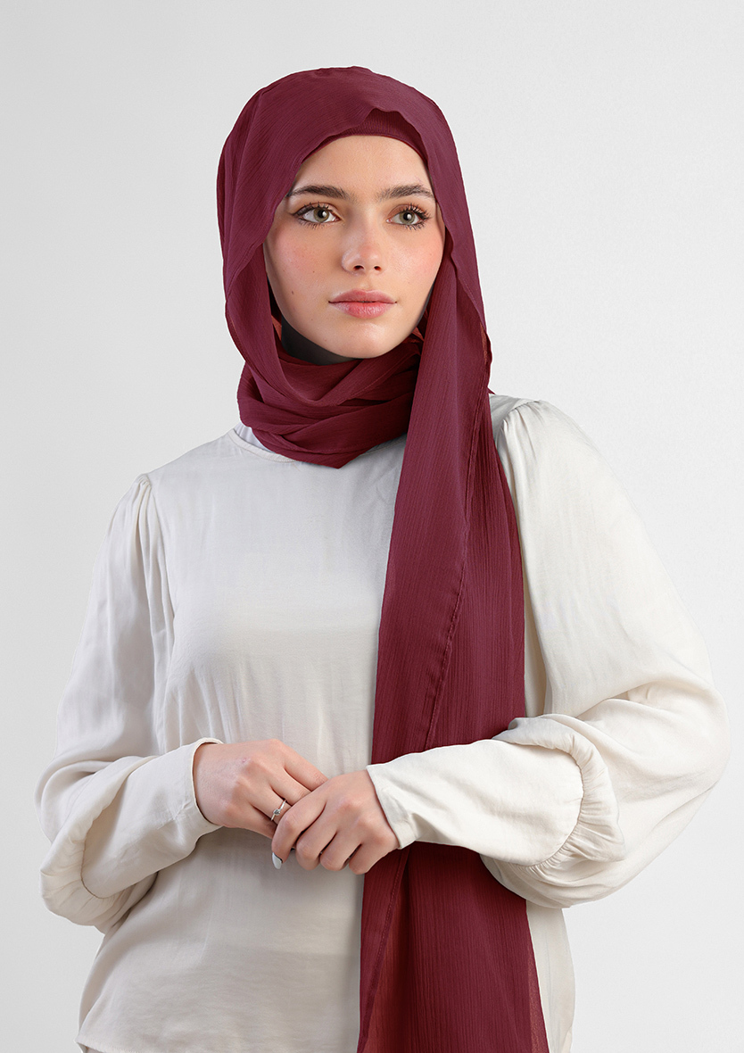 Burgundy-LooseCapshawl-1