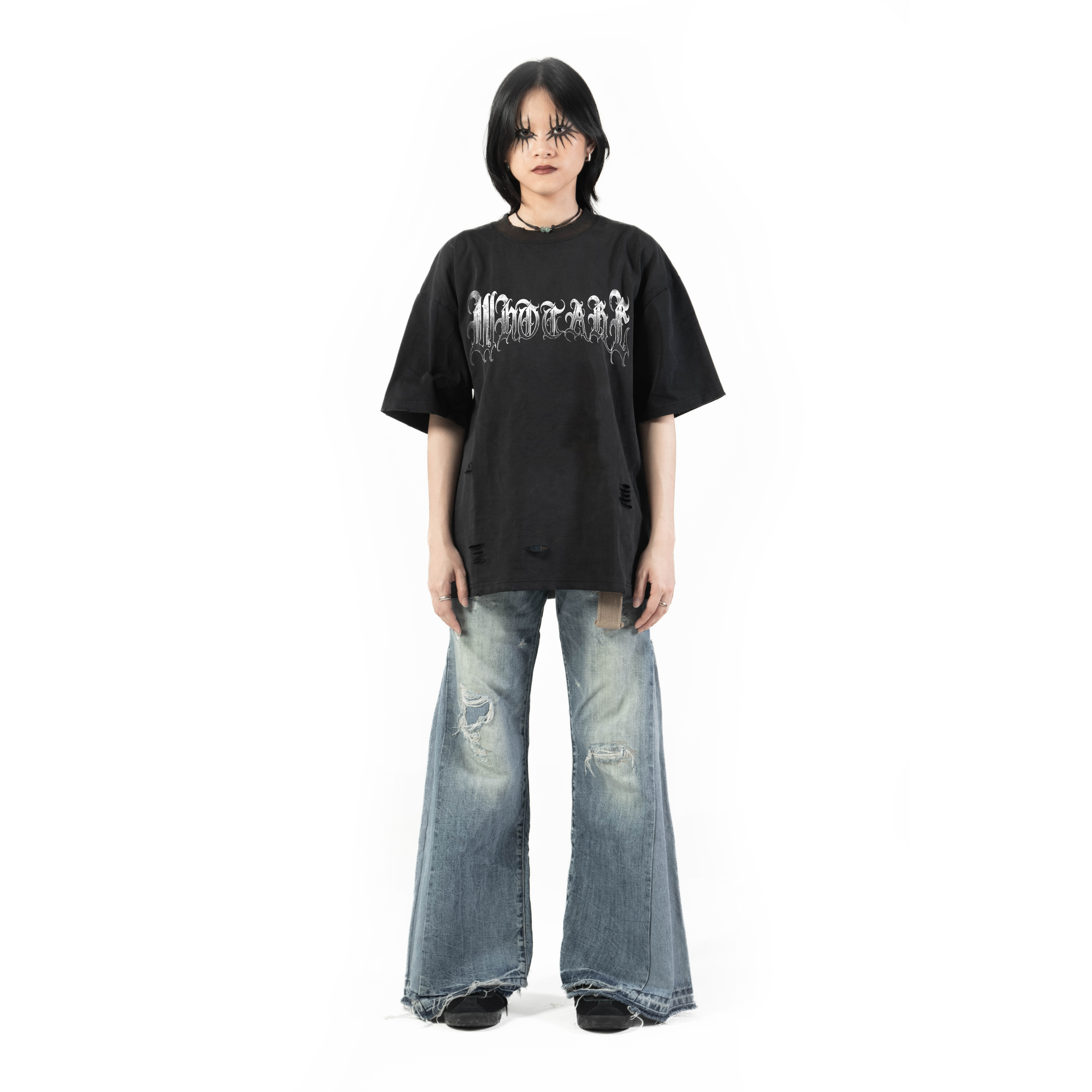 WHOCARES Capsule 02 Vintage Patch Logo Tee Model (1)