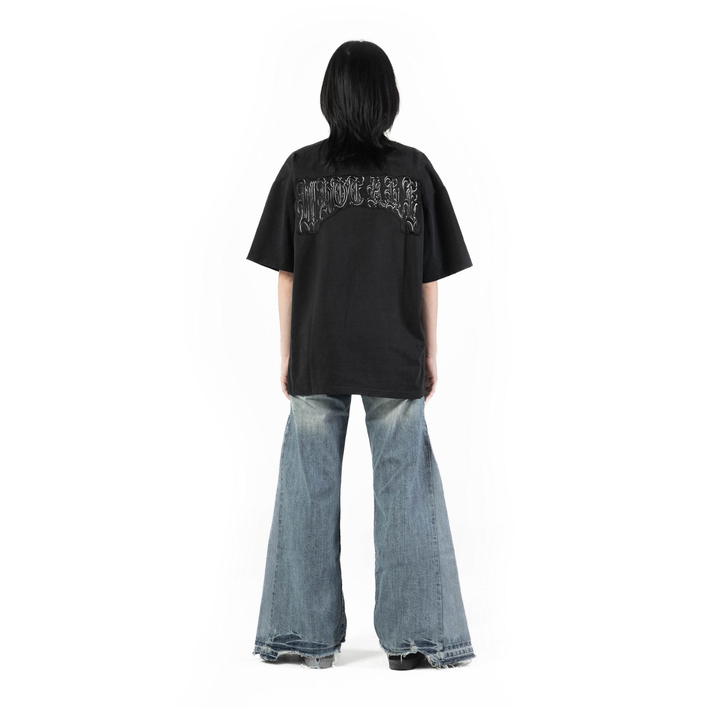 WHOCARES Capsule 02 Vintage Patch Logo Tee Model (2)