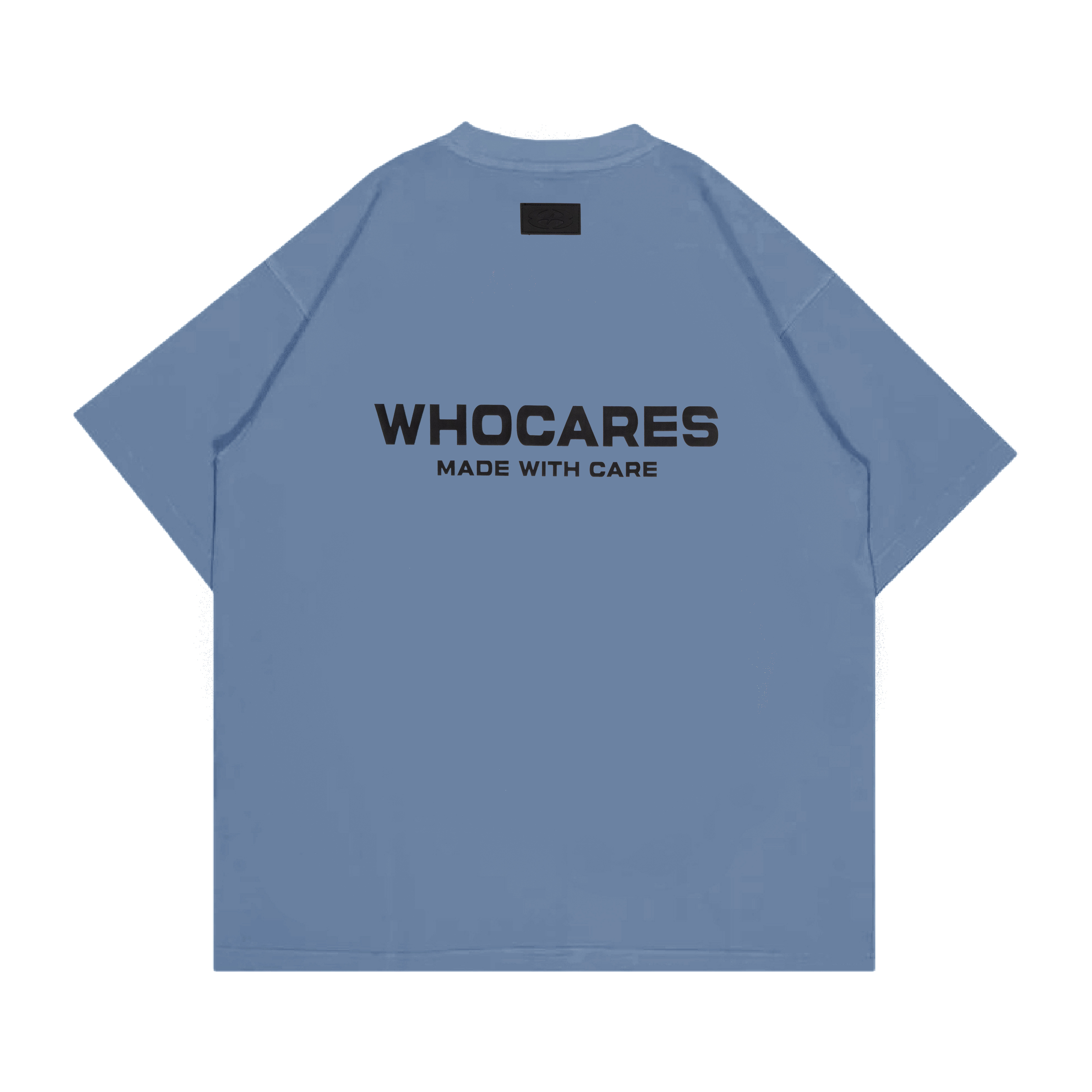 Essential Logo Tee Ash Blue_Back