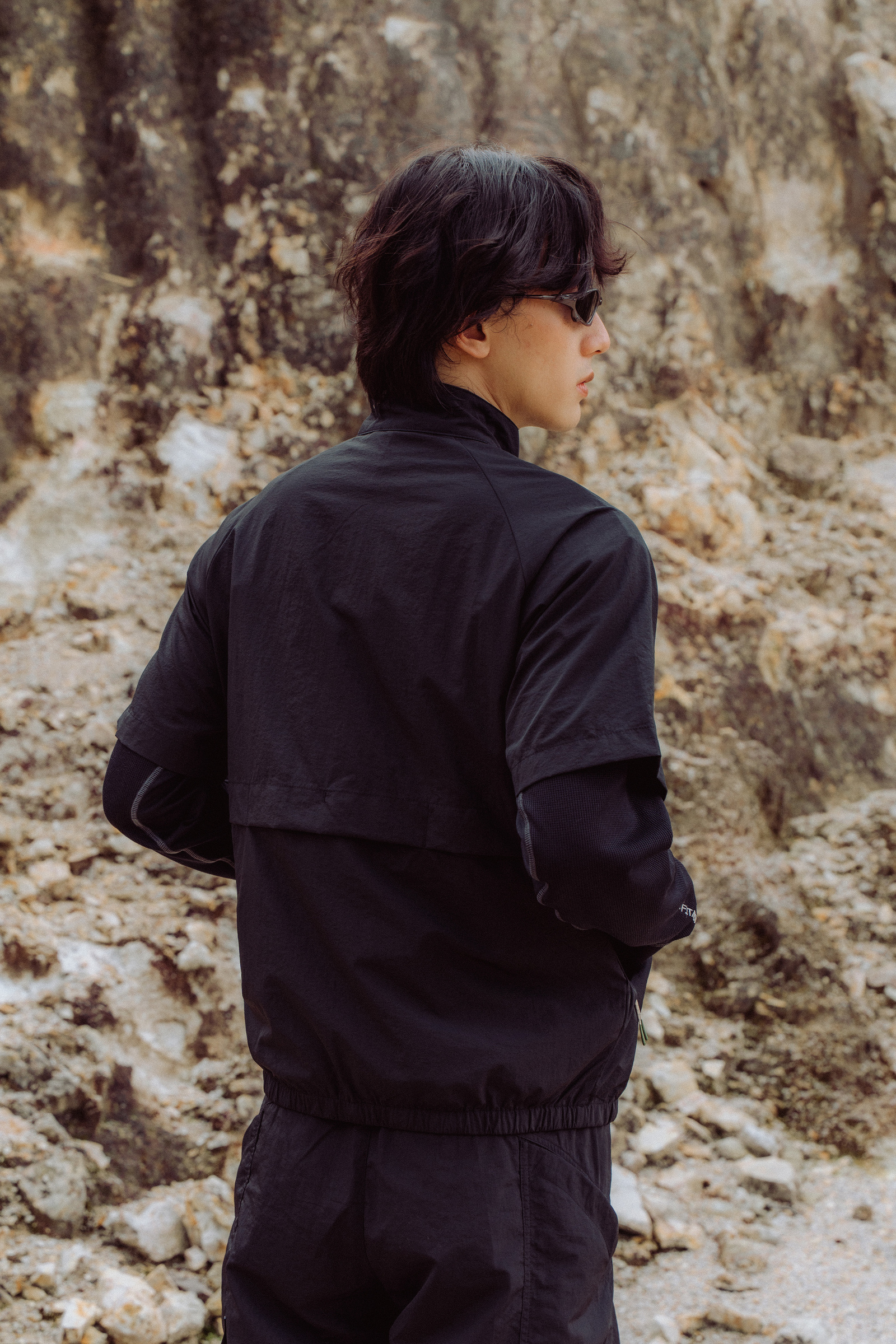 Zipper Shirt Black_4