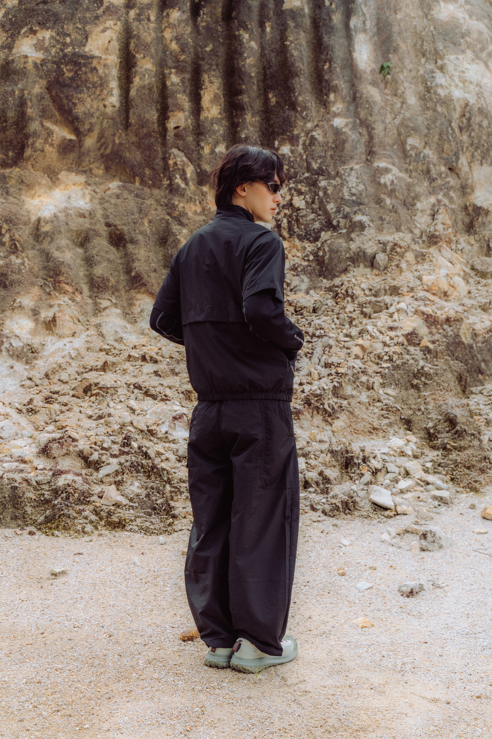Zipper Shirt Black_1