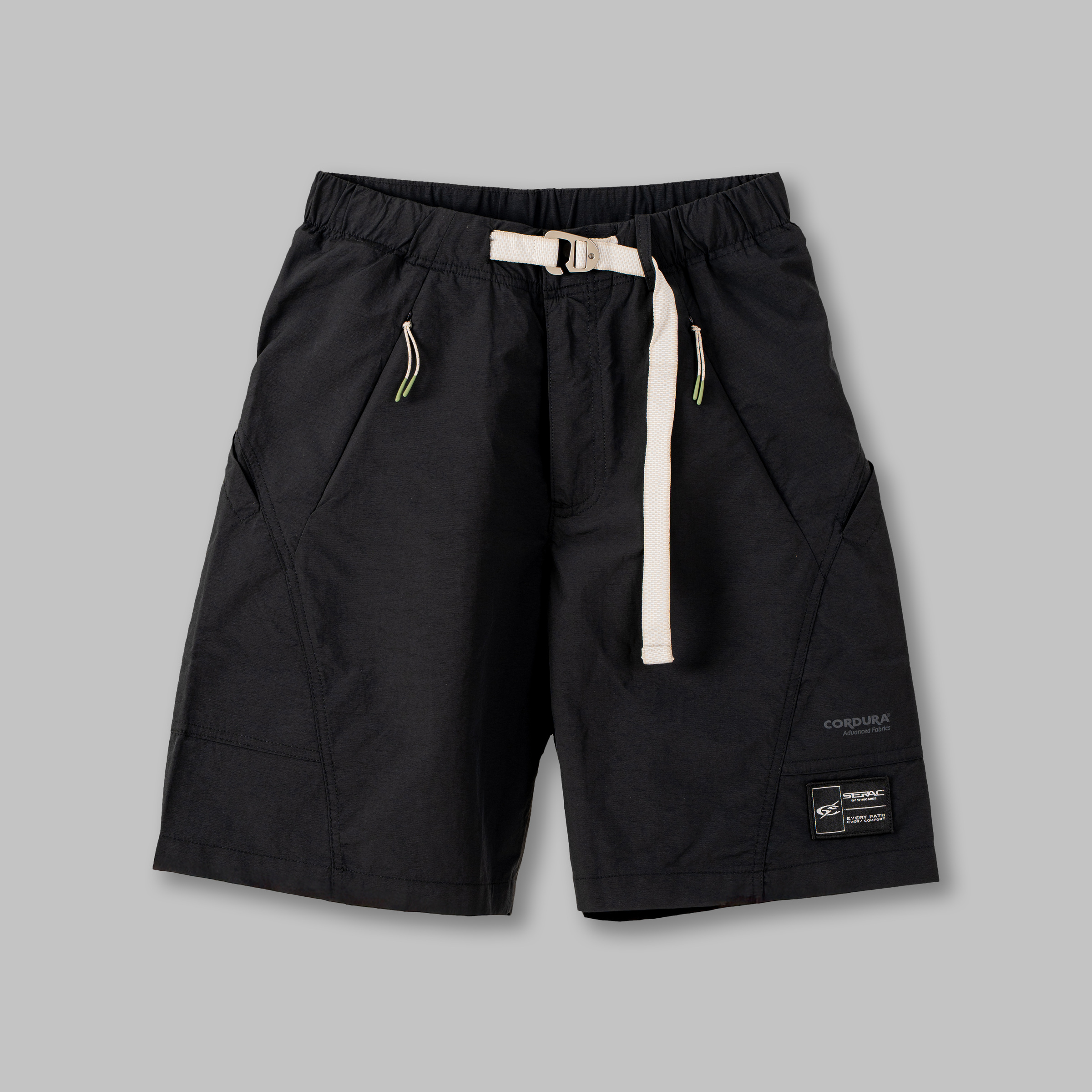 Serac Cordura Shorts (Black) Front