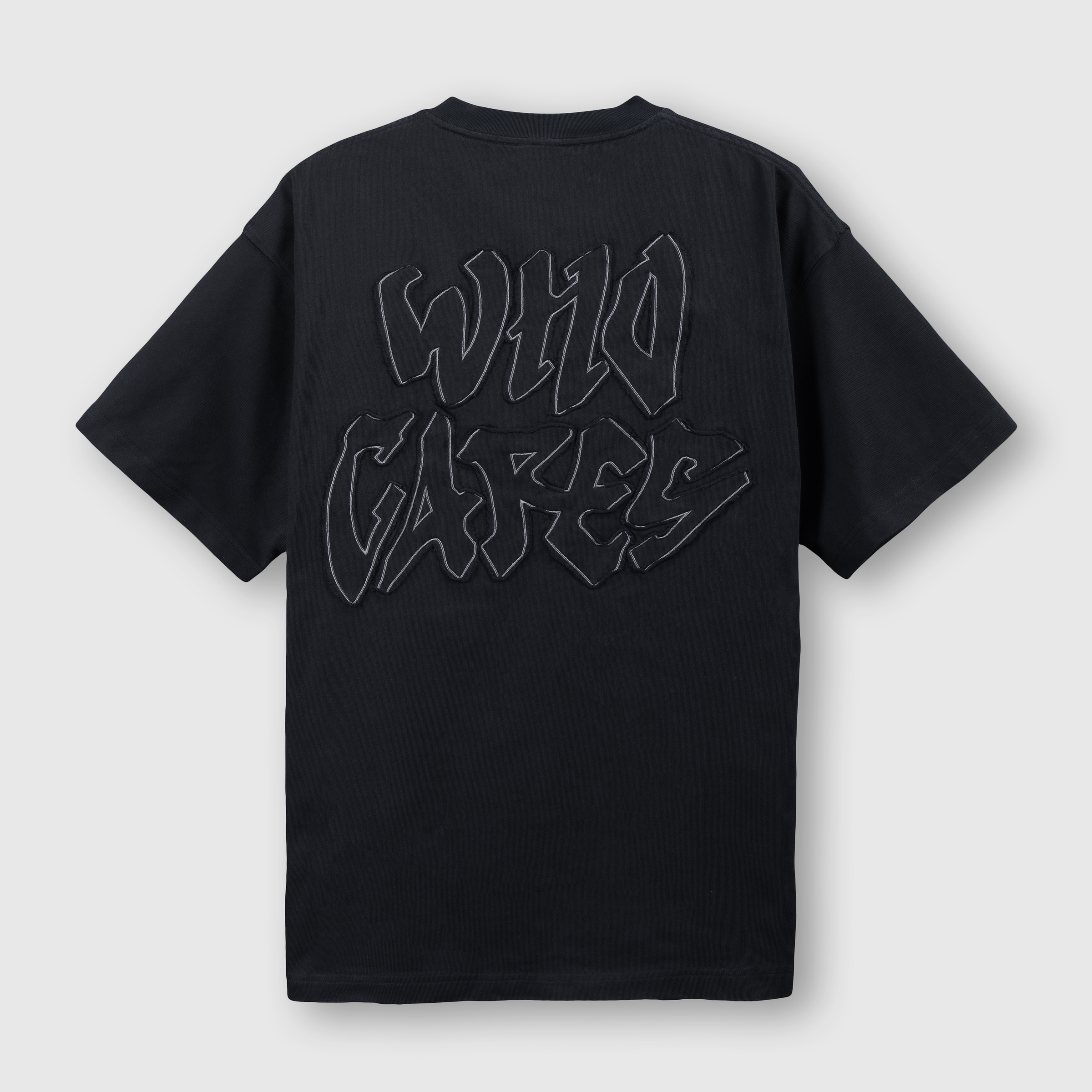 Washed Quote Tee (Black) Back