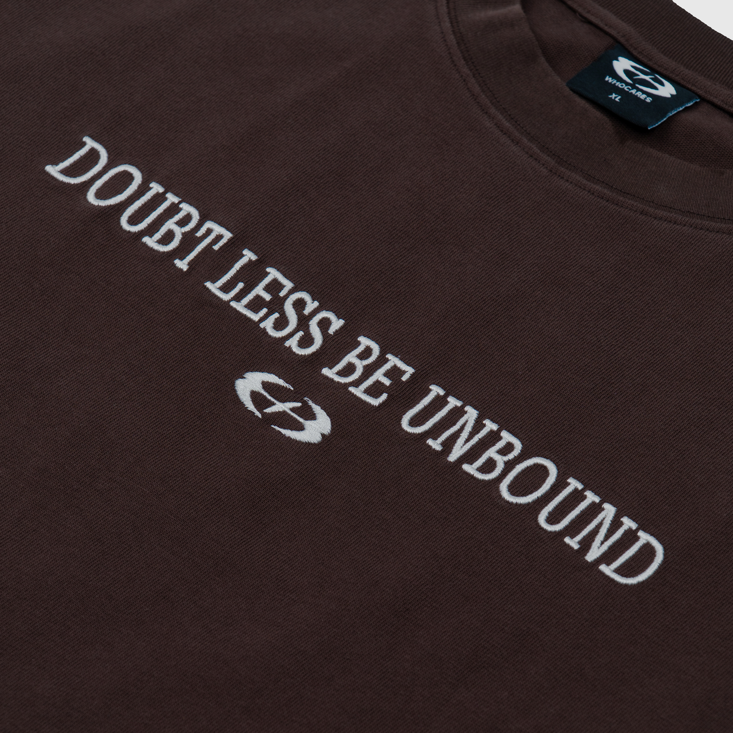 No Doubt Washed Tee (Brown)_CloseUp_2
